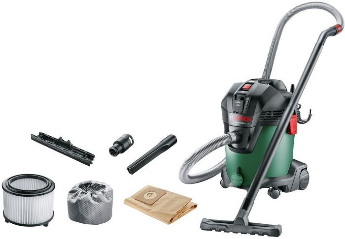 Пилосос Bosch AdvancedVac 20, 1200Вт, всмокт. 300Вт, контейнер 20Л, 7.6 кг