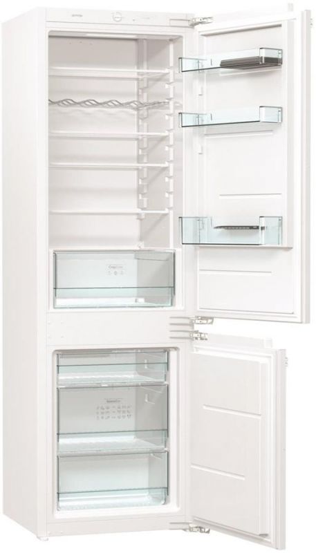 Вбуд. холодильник з мороз. камерою Gorenje RKI2181E1, 177х55х54см, 2 двері, 189( 71)л, А+, FrostLess , Зона св-ті, Білий
