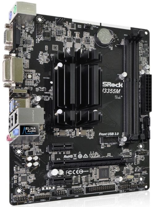 Материнська плата ASRock J3355M CPU Celeron J3355 (2.5 GHz)DC 2xDDR3 HDMI-VGA mATX