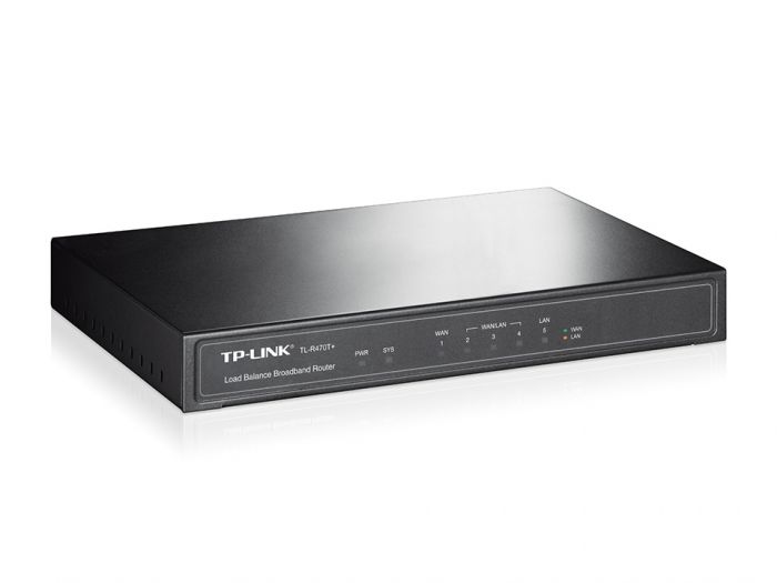 Мультисервісний маршрутизатор TP-LINK TL-R470T+ 1xFE LAN 3xFE LAN/WAN 1xFE WAN