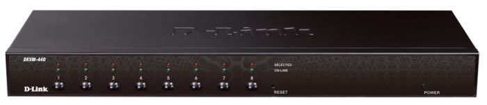 KVM-перемикач D-Link KVM-440 8x, VGA, 2xUSB