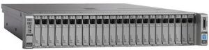 Сервер Cisco UCS C240M4SX w/2xE52620v3,2x8GB, MRAID,2x1200W,32G SD,RAILS
