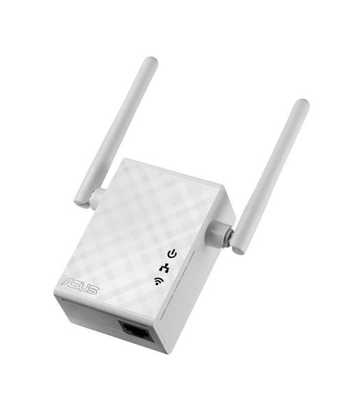 Повторювач Wi-Fi сигналу ASUS RP-N12  N300 1хFE LAN ext. ant x2