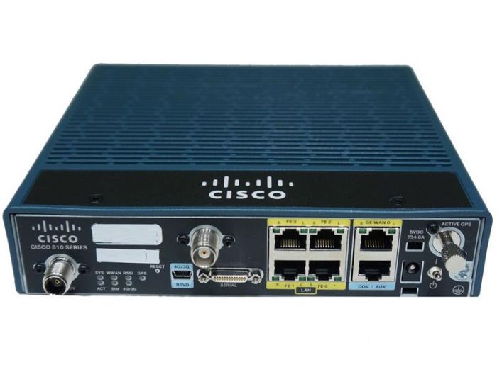 Маршрутизатор Cisco C819 M2M 4G LTE for Global, 800/900/1800/2100/2600 MHz,HSPA+