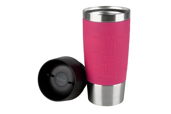 Термочашка Tefal Travel Mug 360 мл, малинова, нерж.сталь