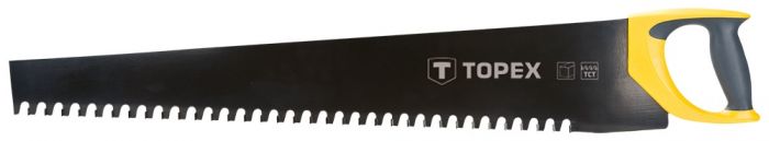 Ножівка для піноблоків TOPEX, 600мм, 34 зубів, твердосплавна напайка, 820 мм