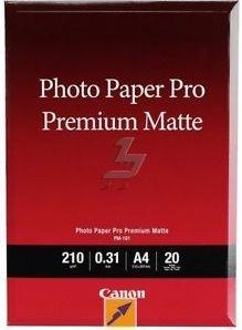 Папір Canon A4 Photo Paper Premium Matte, 20л