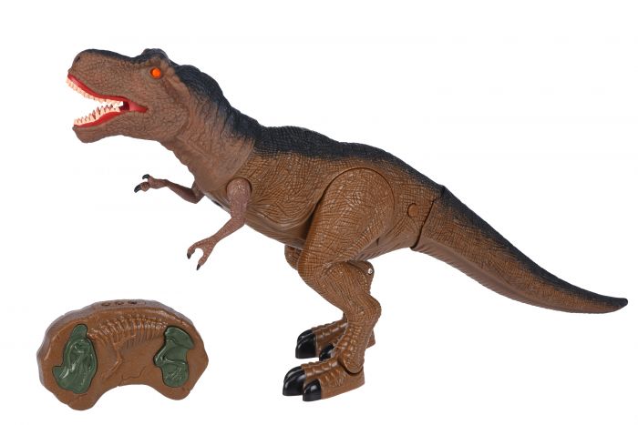 Динозавр Same Toy Dinosaur World Тиранозавр коричневий (світло, звук) RS6123Ut