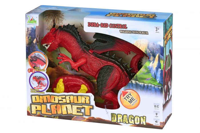 Динозавр Same Toy Dinosaur Planet Дракон (світло, звук) червоний RS6139Ut