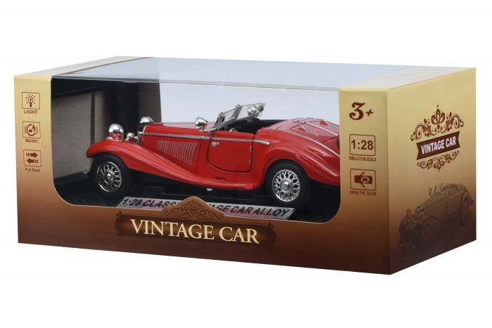 Автомобіль 1:28 Same Toy Vintage Car Червоний HY62-2AUt-2