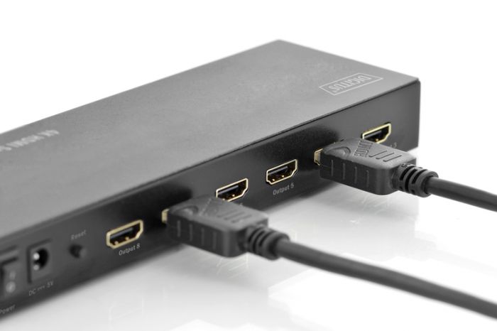 Відеосплітер DIGITUS HDMI (INx1 - OUTx8) 4K UHD