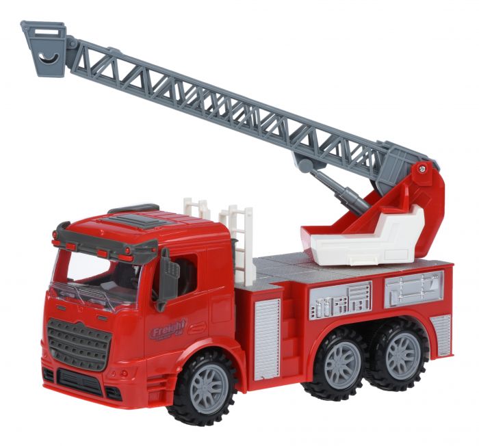 Машинка енерціойна Same Toy Truck Пожежна машина з висувною драбиною 98-616Ut