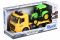 Машинка енерційна Same Toy Truck Тягач жовтий з трактором зі світлом і звуком 98-615AUt-1