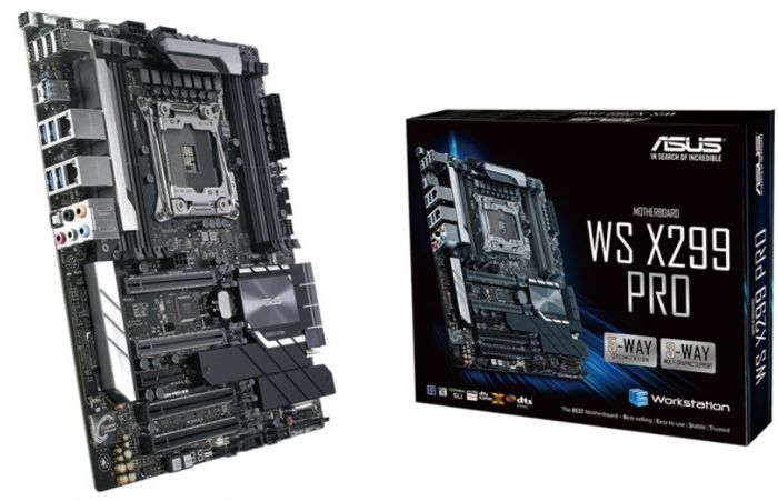 Материнская плата ASUS WS X299 PRO s2066 X299 8DDR4 M.2 USB3.1 ATX