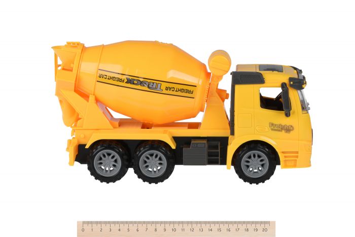 Машинка енерціонная Same Toy Truck Бетонозмішувач жовтий 98-612Ut-1