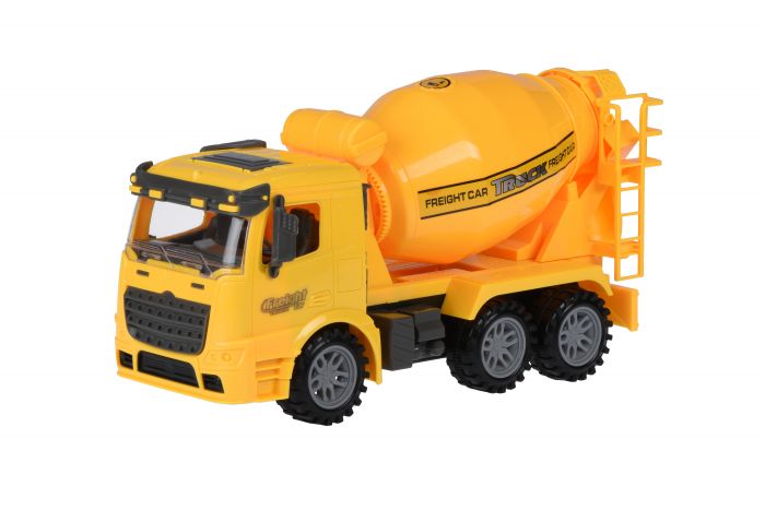 Машинка енерціонная Same Toy Truck Бетонозмішувач жовтий 98-612Ut-1