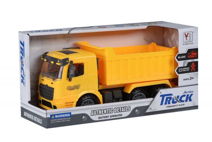 Машинка енерційна Same Toy Truck Самоскид жовтий 98-614Ut-1