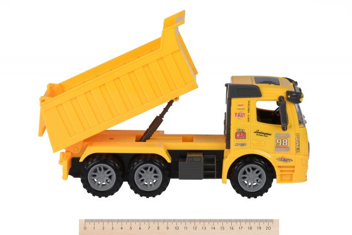 Машинка енерційна Same Toy Truck Самоскид жовтий 98-614Ut-1