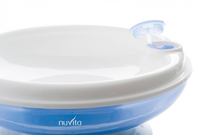 Тарілка Nuvita з підігрівом 6м+ cиня NV1427Blue