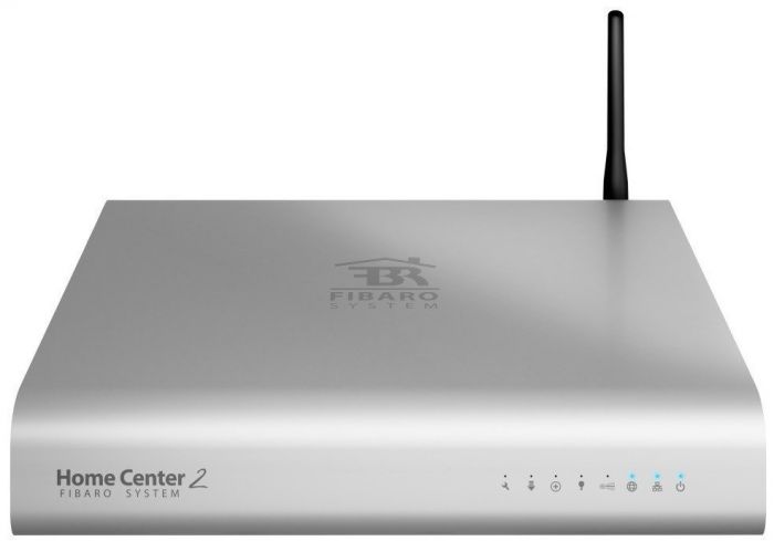 Контролер розумного будинку Fibaro Home Center 2 (Z-Wave), Intel Atom Dual Core 1.6GHz, 1Gb RAM, 2Gb Flash, RJ45, алюм.корпус