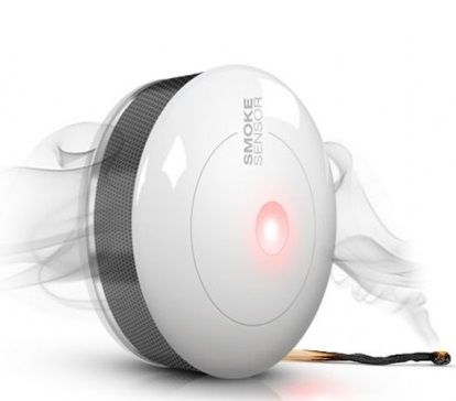 Розумний датчик диму Fibaro Smoke Sensor, Z-Wave, 3V CR123A, білий