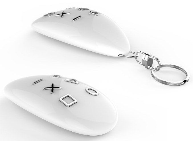 Розумний пульт управління Fibaro KeyFob, Z-Wave, 3V CR2450, IP54, білий