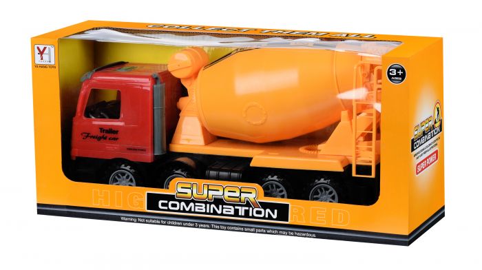 Машинка інерційна Same Toy Super Combination Бетонозмішувач червоний 98-85Ut-1