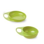 Тарілка для годування Nuvita Easy Eating 2шт. cалатова, глибока і дрібна NV8461Lime