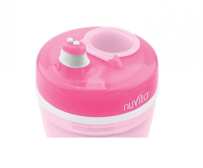 Поїльник непроливайка Nuvita 12м+ 200мл Рожевий NV1433Pink