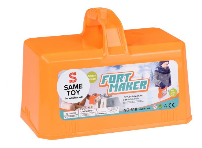 Ігровий набір Same Toy 2 в 1 Fort Maker помаранчевий 618Ut-2