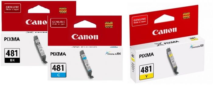 Комплект Canon No.481: Картридж Canon CLI-481 Cyan/Magenta/Yellow/Black Multi Pack