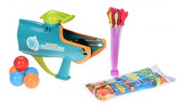 Іграшкова зброя Same Toy 3в1 Бластер м'ячик/сніг/вода, 33см, бірюзовий