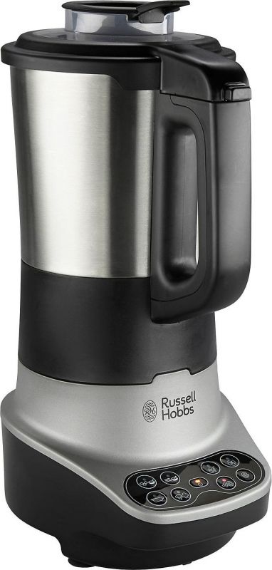 Суповарка-блендер Russell Hobbs 1200Вт, чаша-1,75л, механічне керування, 8 авто. програм, нержав.сталь, платик, сіро-чорний