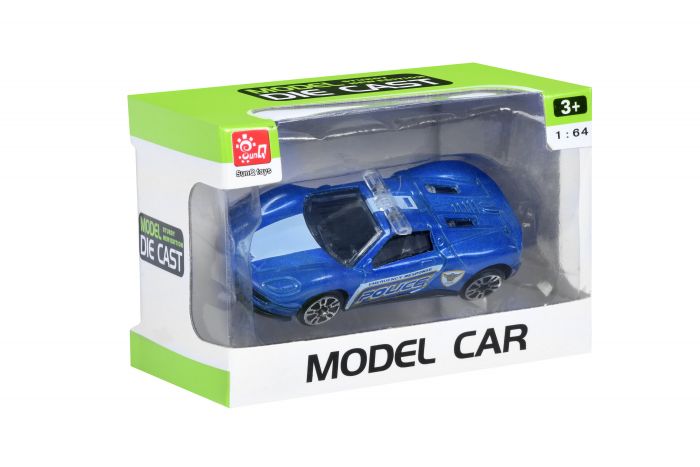 Машинка Same Toy Model Car поліція синя SQ80992-But-2