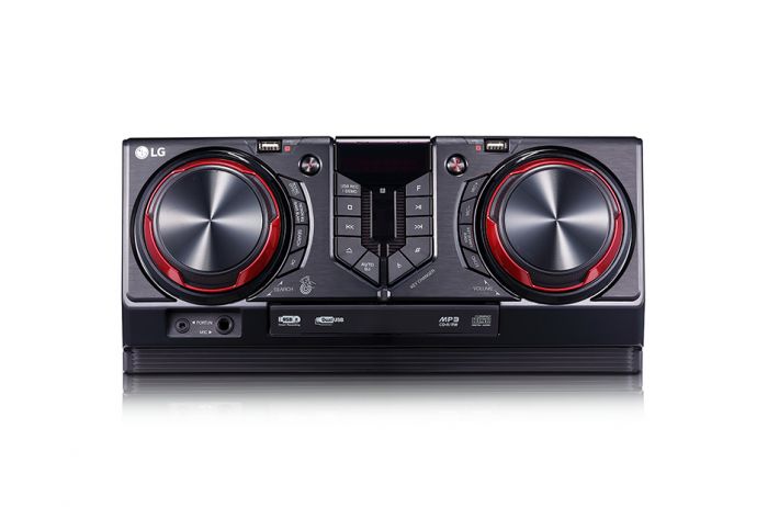 LG Мікросистема XBOOM CJ45 2.1, 720W, FM, CD, USB, Karaoke, Wireless