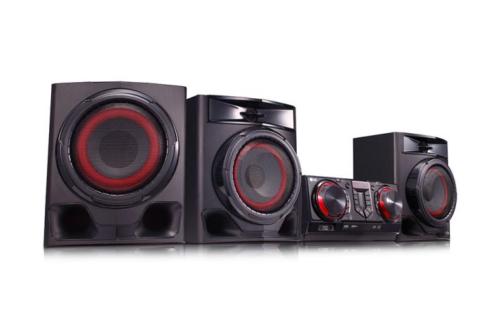 LG Мікросистема XBOOM CJ45 2.1, 720W, FM, CD, USB, Karaoke, Wireless