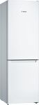 Холод. з нижн. мороз. кам. BOSCH KGN36NW306, 186х66х60см, 2 дв., Холод.відд. - 215л, Мороз. відд. - 87л, A++, NF, Білий