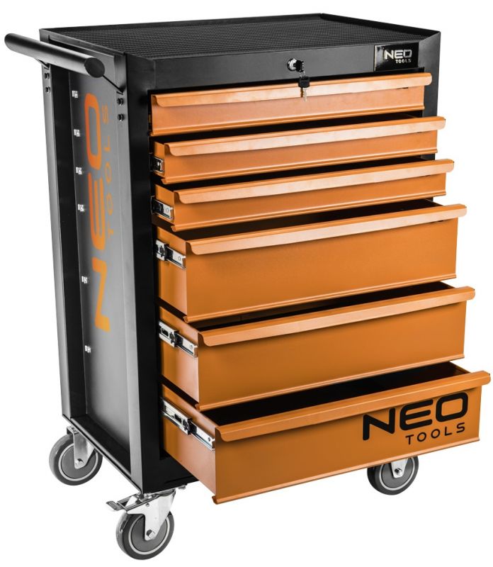 Візок для інструменту NEO, 6 ящиків, 680x460x1030 мм, до 280 кг, сталевий корпус