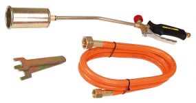 Набір для газового паяння TOPEX, пальник, насадка, шланг 1.5 м, потужність 28 кВт, температура полум'я 1400°C Набір для газового паяння TOPEX, пальник, насадка, шланг 1.5 м, потужність 28 кВт, температура полум'я 1400°C