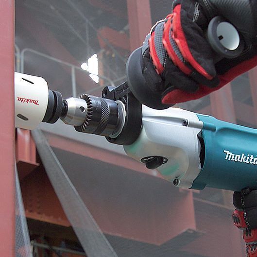 Дриль Makita DP4010, 720Вт, 13мм, 2скор, ЗП, 2.3 кг