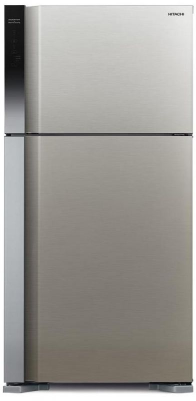 Холодильник з верхньою мороз. HITACHI R-V610PUC7BSL, 176х74х86см, 2 дв., Х- 365л, М- 145л, A++, NF, Інвертор, Нерж