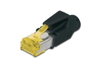 Конектор DIGITUS RJ45 CAT 6A STP, круглий кабель, з ковпачком