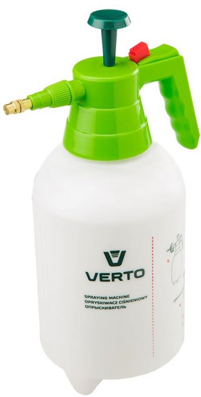 Обприскувач Verto, помповий, пластмаса, 2.5 Бар, 0.52 л/хв, 2л