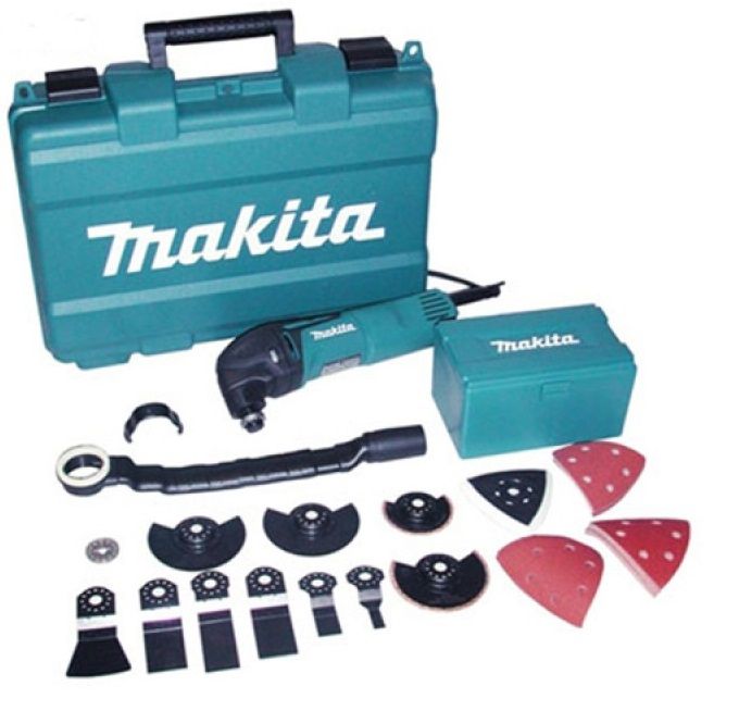 Багатофункціональний інструмент Makita TM 3000 CX3, 320 Вт, комплект оснащення