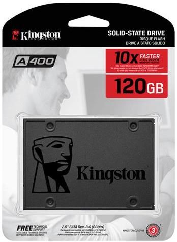 Накопичувач SSD Kingston 2.5" 120GB SATA A400