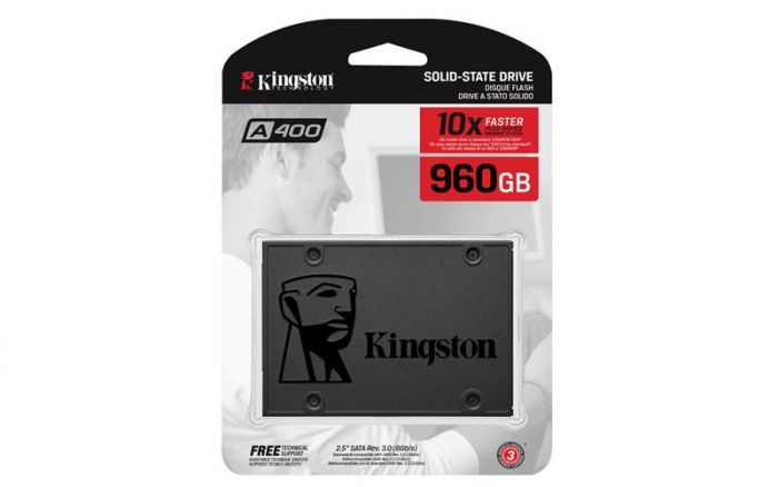 Накопичувач SSD Kingston 2.5" 960GB SATA A400
