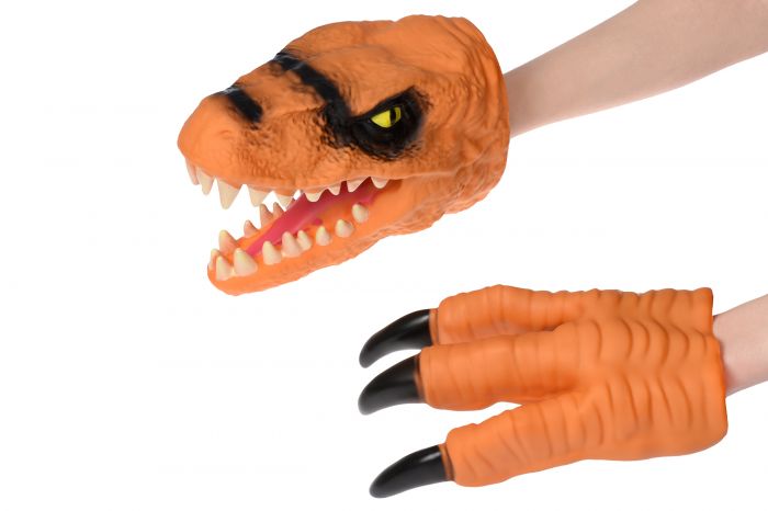 Ігровий набір Same Toy Dino Animal Gloves Toys помаранчевий AK68623Ut-3