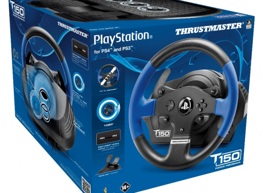 Кермо і педалі для PC/PS4 Thrustmaster T150 Force Feedback Official Sony licensed