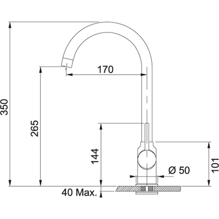 Змішувач Franke Pola/115.0622.947/Фраграніт/бежевий