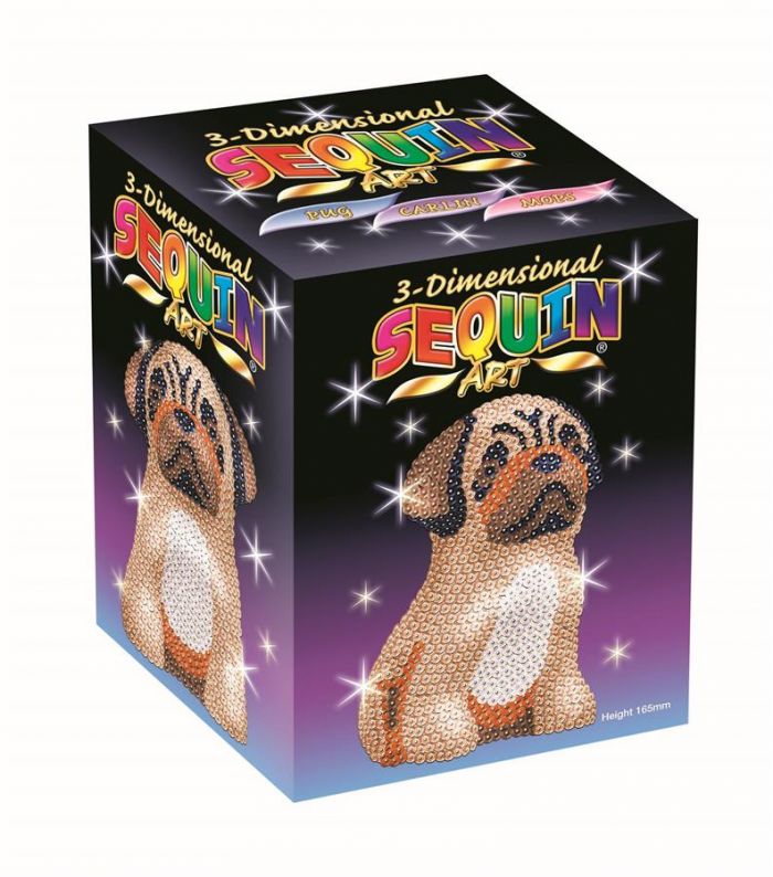 Набір для творчості Sequin Art 3D Великий Лілі Мопс SA-1702